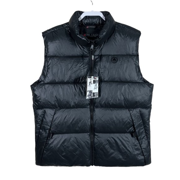 NWT Pajar Men’s Nashi Nylon Puffer Vest • Size XL • Black